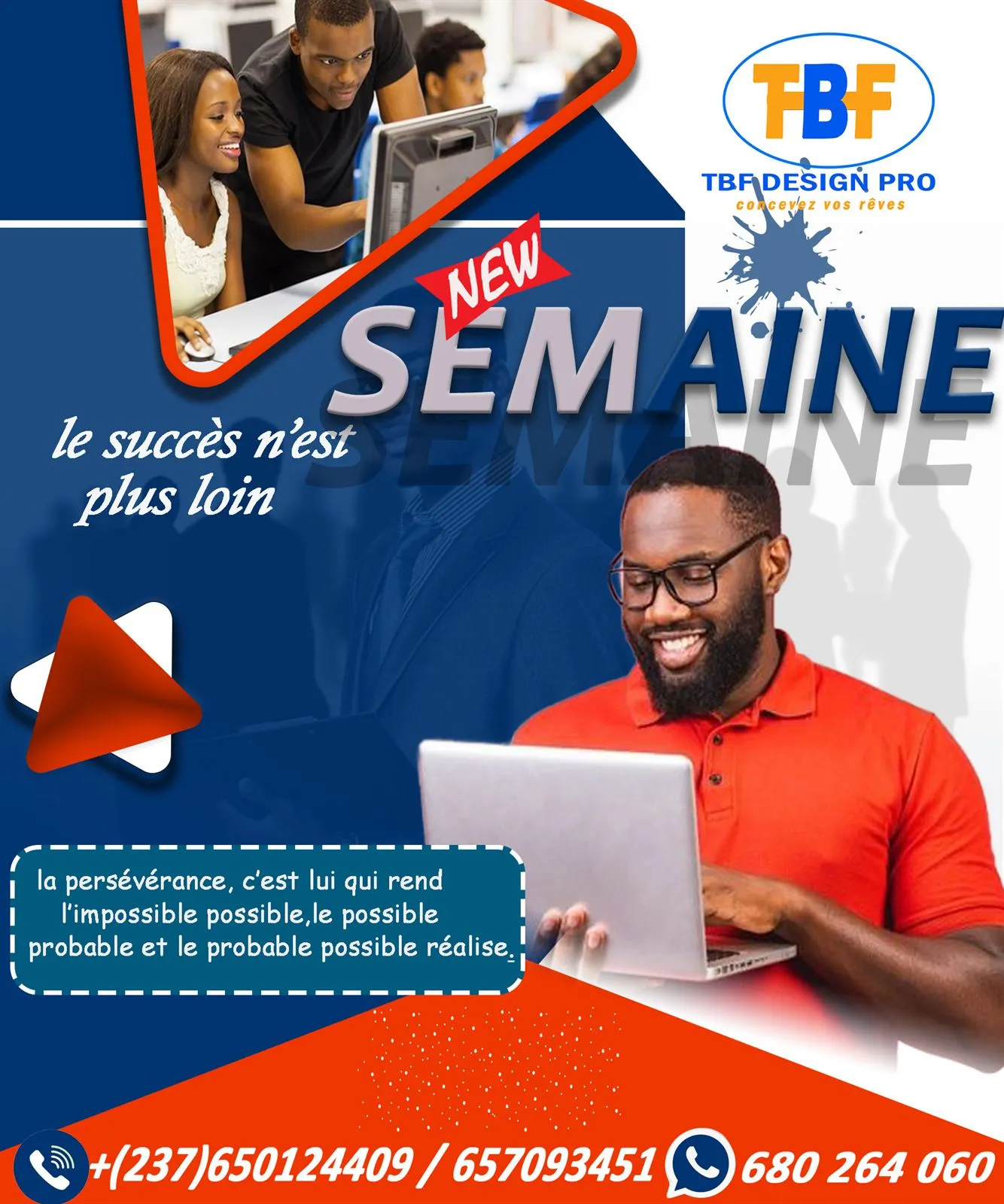 Flyer publicitaire hebdomadaire