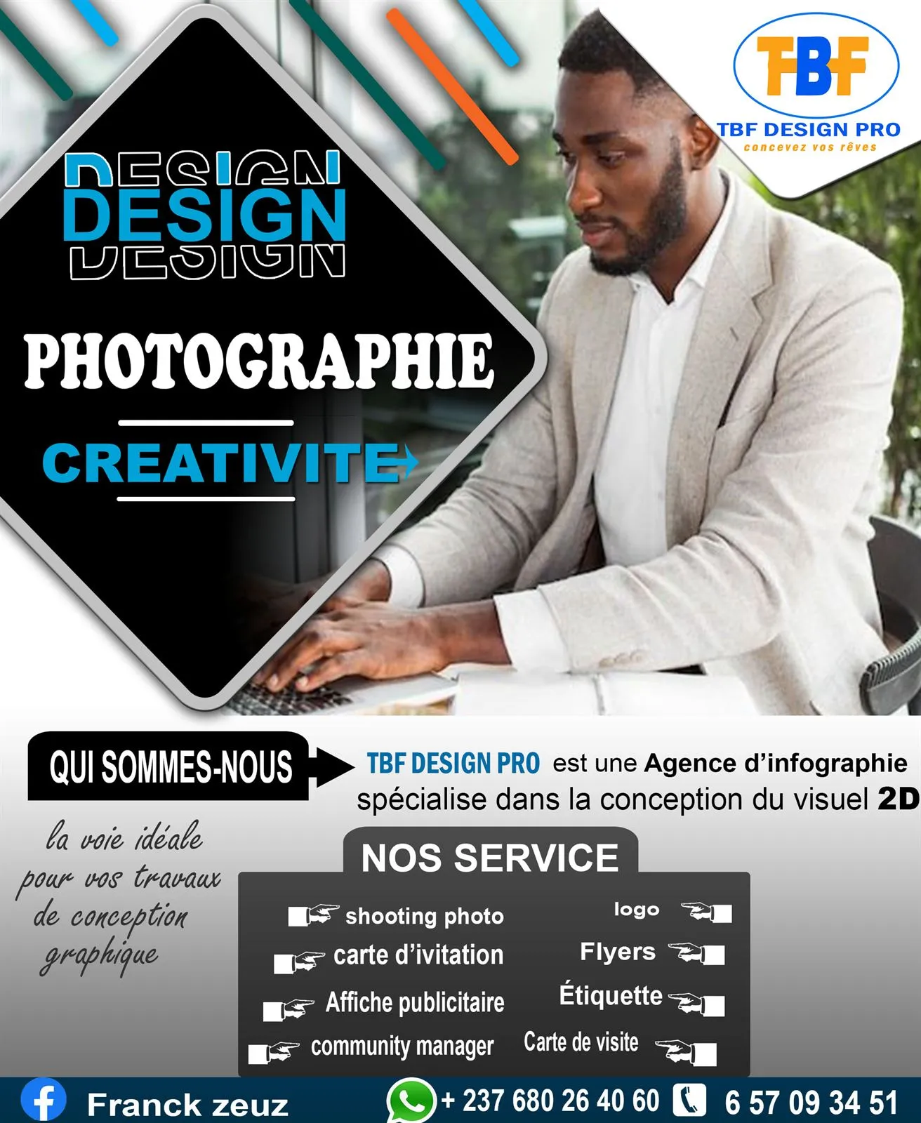 Flyer publicitaire TBF Design Pro